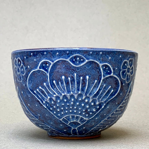 Small Blue Flower Bowl