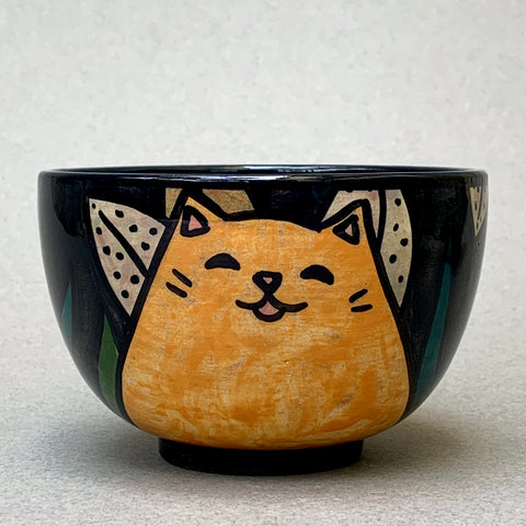 Small Yellow Cat Bowl